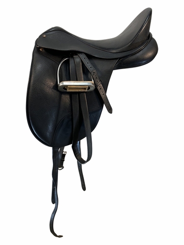 18 Inch Used Bates Isabella Dressage Saddle