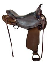 18 Inch Used Circle Y High Horse Daisetta Cordura Trail Saddle Wide Tree 6914