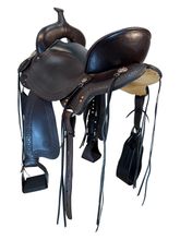 18 Inch Used Circle Y Horse Tack World Flex Trail Saddle Wide Tree