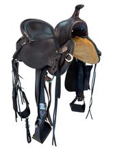 18 Inch Used Circle Y Horse Tack World Flex Trail Saddle Wide Tree