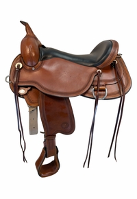 18 Inch Used Circle Y Pioneer Trail Saddle Wide Flex2 Tree 1665