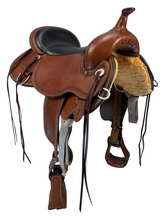 SOLD 2026/04/24e 18 Inch Used Circle Y Pioneer Trail Saddle Wide Flex2 Tree 1665