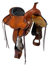 SOLD 2026/02/02 18 Inch Used Circle Y Pioneer Trail Saddle X Wide Flex Tree 1665