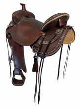 18 Inch Used Circle Y Reno Trail Saddle Wide Flex2 Tree 2373