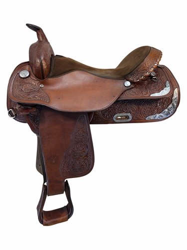 SOLD 2025/10/23 18 Inch Used Circle Y Show Saddle 3975