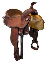 SOLD 2025/10/23 18 Inch Used Circle Y Show Saddle 3975