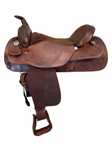 18 Inch Used Circle Y Trail Saddle 3825