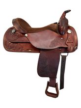 18 Inch Used Circle Y Trail Saddle 3825