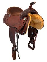 18 Inch Used Circle Y Trail Saddle 3825