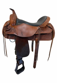 18 Inch Used Circle Y Trail Saddle Medium Tree  3604