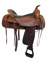 18 Inch Used Circle Y Trail Saddle Medium Tree  3604