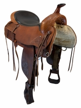 18 Inch Used Circle Y Trail Saddle Medium Tree  3604