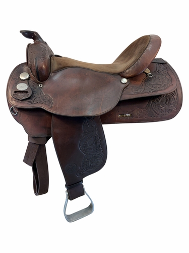 18 Inch Used Circle Y Trail Saddle Wide Tree 3461