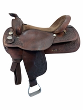 18 Inch Used Circle Y Trail Saddle Wide Tree 3461