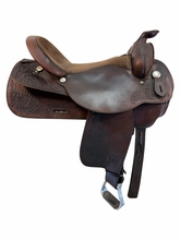 18 Inch Used Circle Y Trail Saddle Wide Tree 3461