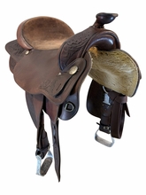 18 Inch Used Circle Y Trail Saddle Wide Tree 3461
