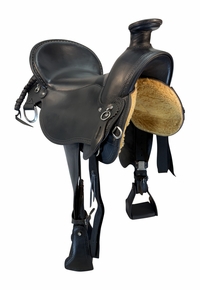 18 Inch Used Crates Trail Saddle Wide Tree
