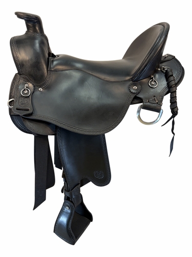 18 Inch Used Crates Trail Saddle Wide Tree