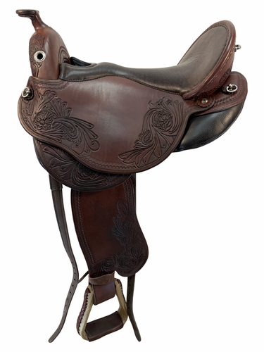 18 Inch Used DP Quantum Short And Light Trail Saddle Adjustable Flex Tree