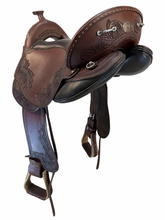18 Inch Used DP Quantum Short And Light Trail Saddle Adjustable Flex Tree