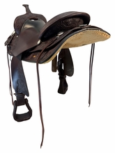 18 Inch Used High Horse By Circle Y Mineral Wells Trail Saddle Wide Tree 6812