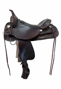 18 Inch Used High Horse By Circle Y Mineral Wells Trail Saddle Wide Tree 6812
