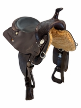 18 Inch Used High Horse By Circle Y Mineral Wells Trail Saddle Wide Tree 6812