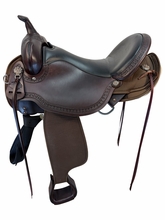 18 Inch Used High Horse By Circle Y Rosebud Cordura Trail Saddle Wide Tree 6918