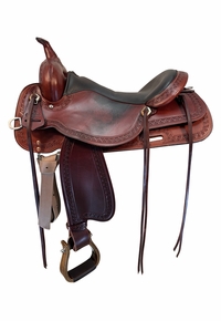 18 Inch Used High Horse Dusty Road Trail Saddle 6822