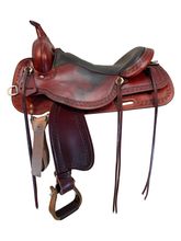SOLD 2025/12/07   18 Inch Used Circle Y High Horse Dusty Road Trail Saddle 6822