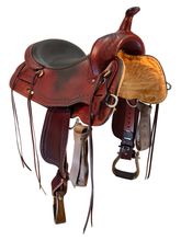 SOLD 2025/12/07   18 Inch Used Circle Y High Horse Dusty Road Trail Saddle 6822