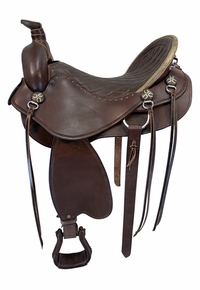 18 Inch Used Steele Trail Saddle Medium Tree