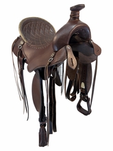 18 Inch Used Steele Trail Saddle Medium Tree