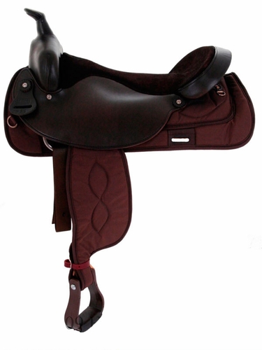 16"-19" Big Horn Synthetic Trail Saddle 256
