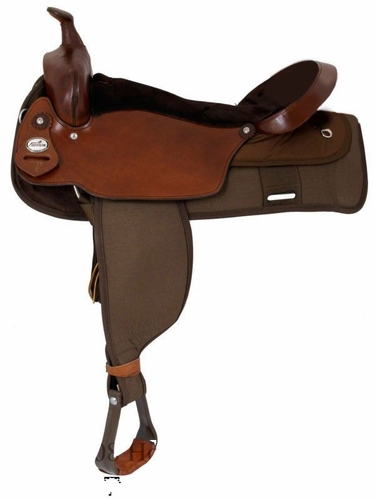 19" Fabtron The Big 'Un Trail Saddle, Extra Large Seat 7136