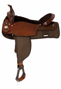 19" Fabtron The Big 'Un Trail Saddle, Extra Large Seat 7136