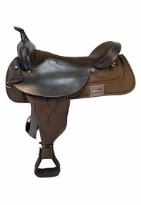 19 Inch Used Big Horn Cordura Trail Saddle 256