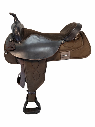 19 Inch Used Big Horn Cordura Trail Saddle 256