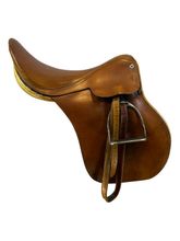 PRICE REDUCED! 19 Inch Used Cliff Barnsby Jumping Saddle 1945