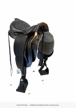 19 Inch Used Tucker Montreal Trooper Endurance Saddle Medium Tree 138