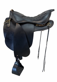 19 Inch Used Tucker Montreal Trooper Endurance Saddle Medium Tree 138