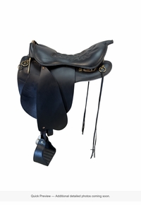 19 Inch Used Tucker Montreal Trooper Endurance Saddle Medium Tree 138