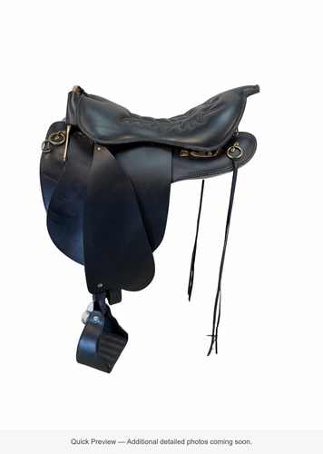 19 Inch Used Tucker Montreal Trooper Endurance Saddle Medium Tree 138