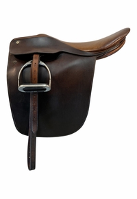 20 Inch Used Corinthian by Crosby Flat Seat Saddle 302