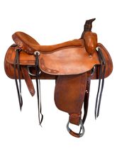 20 Inch Used Dakota Roping Saddle 210c