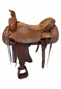 20 Inch Used Dakota Roping Saddle Wide Tree 500