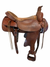 20 Inch Used Dakota Roping Saddle Wide Tree 500