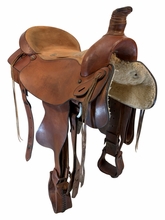 20 Inch Used Dakota Roping Saddle Wide Tree 500