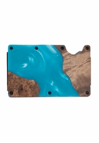 3D Mens Wood Resin Smart Wallet D250009927
