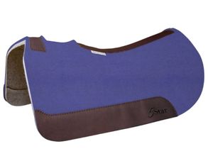 5 Star Signature Series Suede Top Barrel Racer Saddle Pad, Round Back 28� x 30�